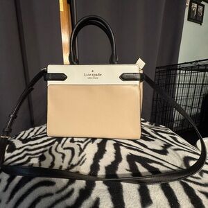 Kate Spade New York Staci Medium Saffiano Leather Satchel Purse